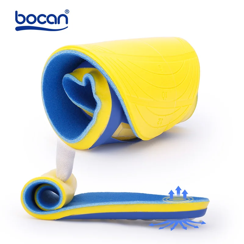 Bocan memory foam insoles gel shoe insoles Shock Absorption gel insole arch support for men/women