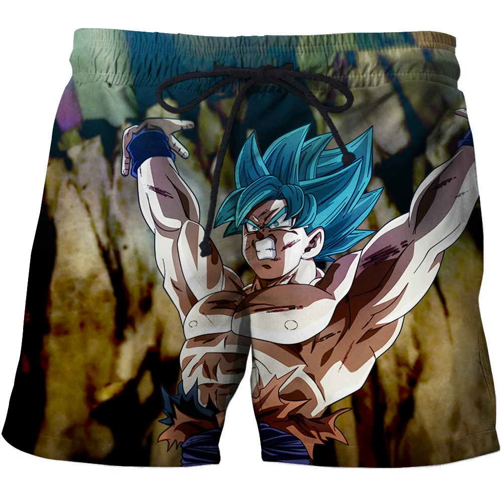 Beagita Супер saiyan пляжные шорты Плавки Последняя мода мужские шорты dragon ball Z дышащие Бермуды мужские шорты
