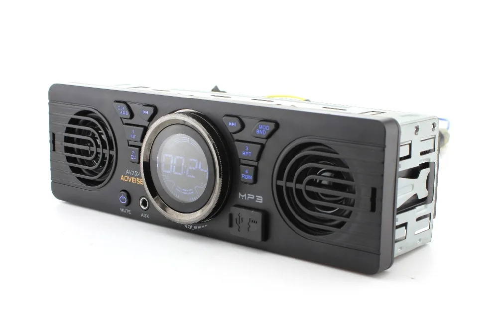 1 din автомагнитола MP3 плеер встроенный 2 динамика Поддержка USB SD AUX Bluetooth fm радио