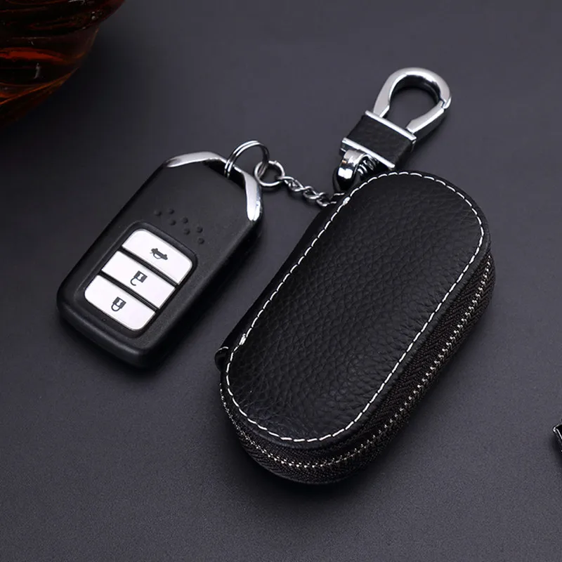 2018 натуральная коровья кожа мужская и женская сумка для ключей от машины кошелек