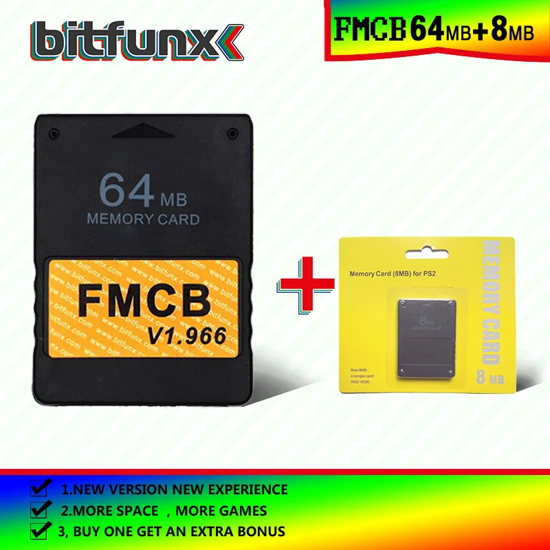 Бесплатная карта памяти Bitfunx McBoot (FMCB)64 Мб v 1 966 (новая версия и новая функция) +