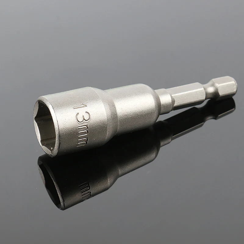 8 шт. 6 13 мм Шестигранная сильные магнитные гайка набор драйверов сверло адаптер 1/4