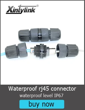 Xintylink 1000 шт. ez rj45 разъем RJ45 разъем cat5e cat6 Сетевой разъем 8P8C Позолоченные экранированные ethernet Кабельные Клеммы
