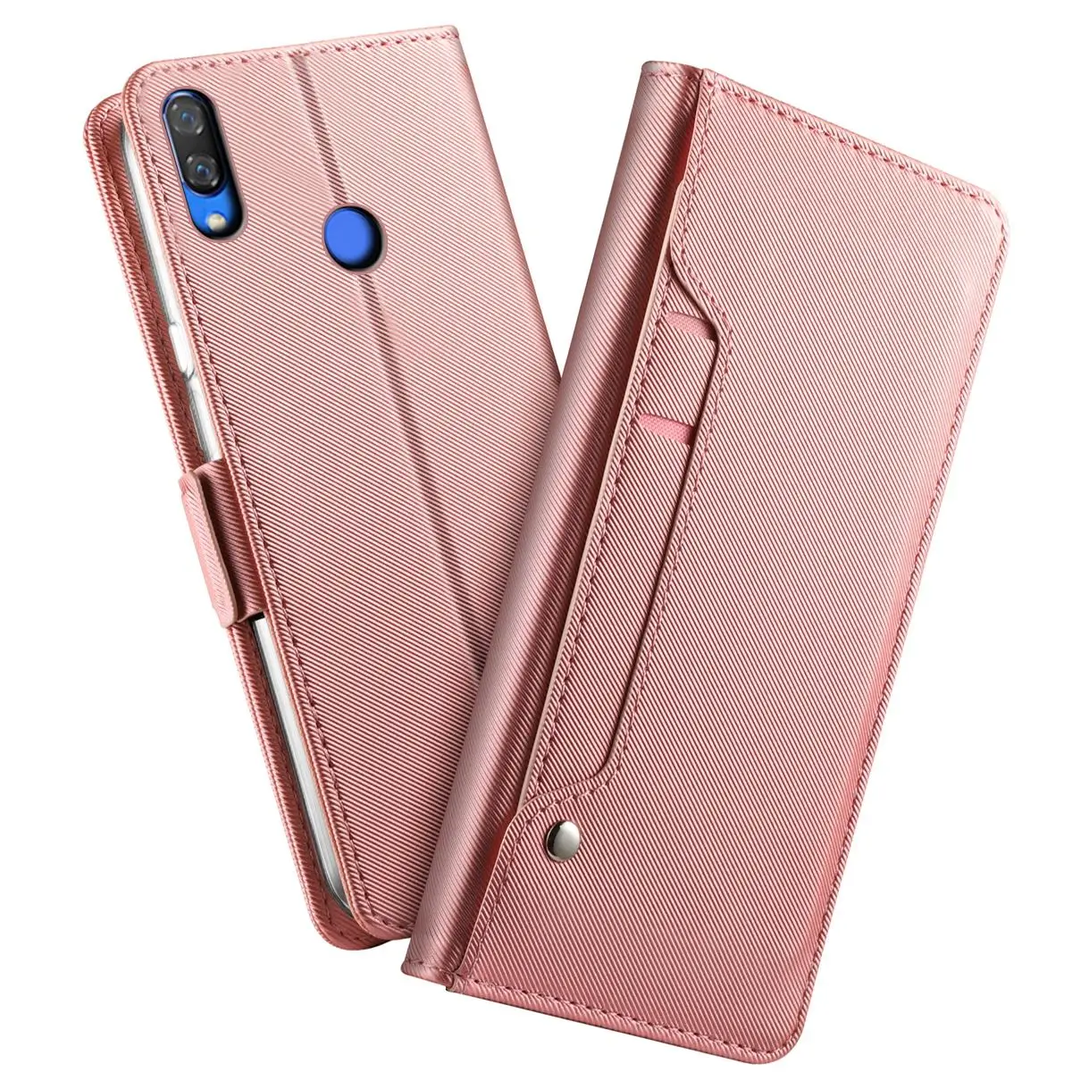 Для Xiaomi Redmi Note 7 Чехол из искусственной кожи флип-чехол с подставкой для Redmi Note 5A/Note 6 Pro funda Xiaomi Note 7 держатель для карт+ зеркало