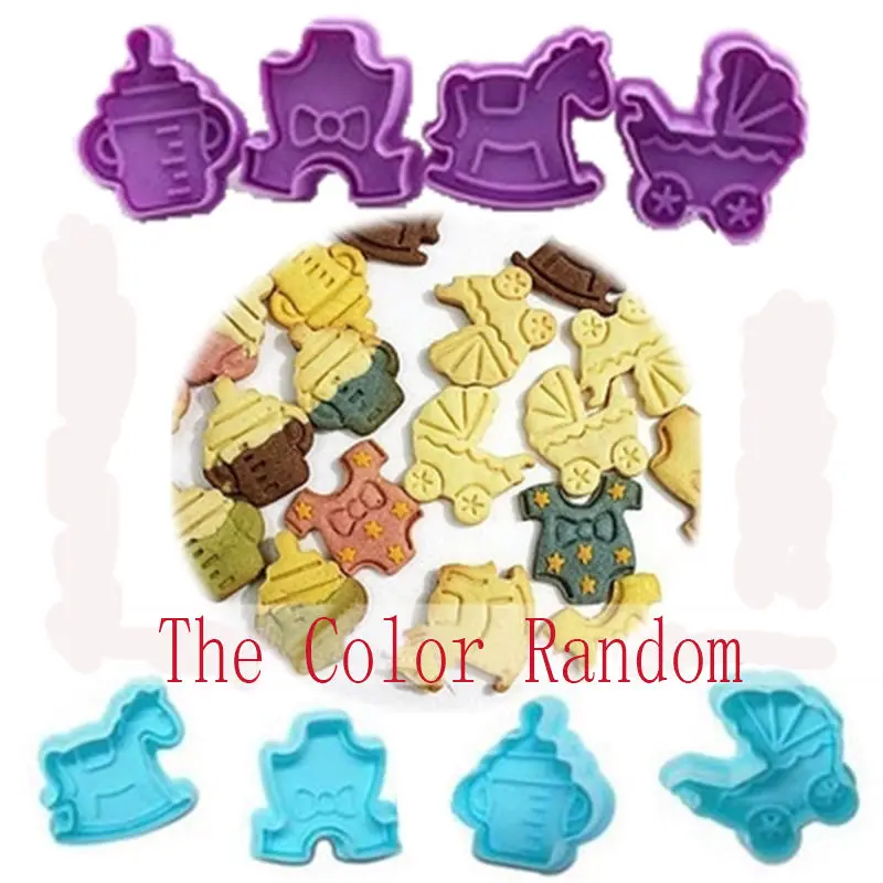 1 комплект 3D детская одежда для душа ручной пресс штамп бисквит торты фотоформа