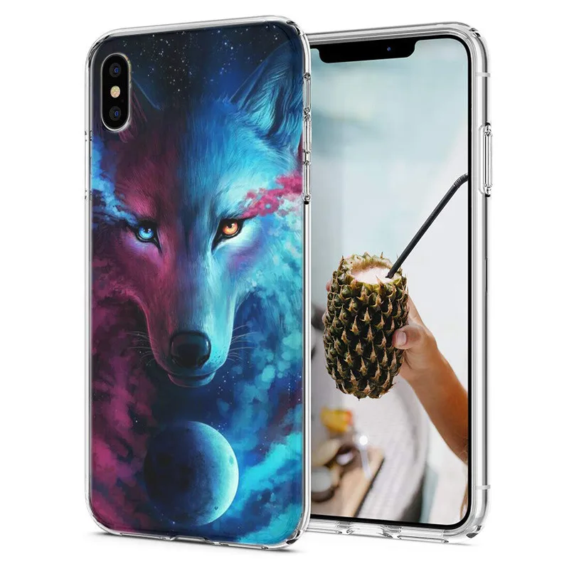 Модный мягкий из высокотемпературного полиуретана силиконовый чехол для iPhone X XS