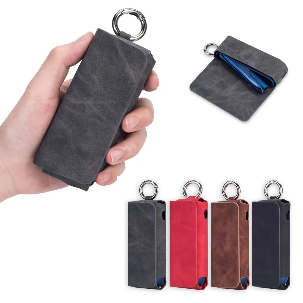 Kogngu чехол для IQOS 3,0 винтажный узор для IQOS3 чехол Защитный портативный чехол черный красный серый коричневый