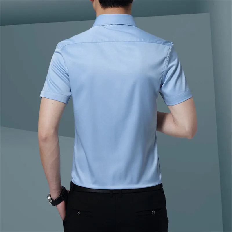 LOPQ 2017 High-Quality Men Shirts Business Long Sleeve Casual Striped Cotton Shirt Fitness Popular Designs P419 |