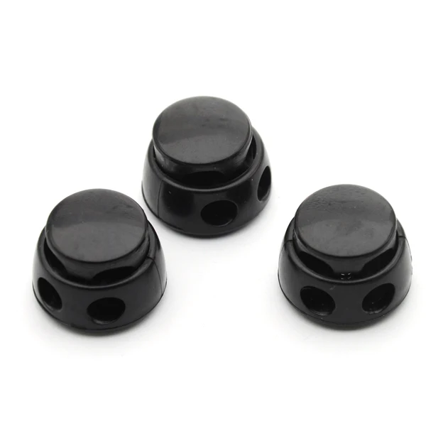 100pcs HLD/K 345 большой черный пластиковый круглый шнур блокировки переключается 2