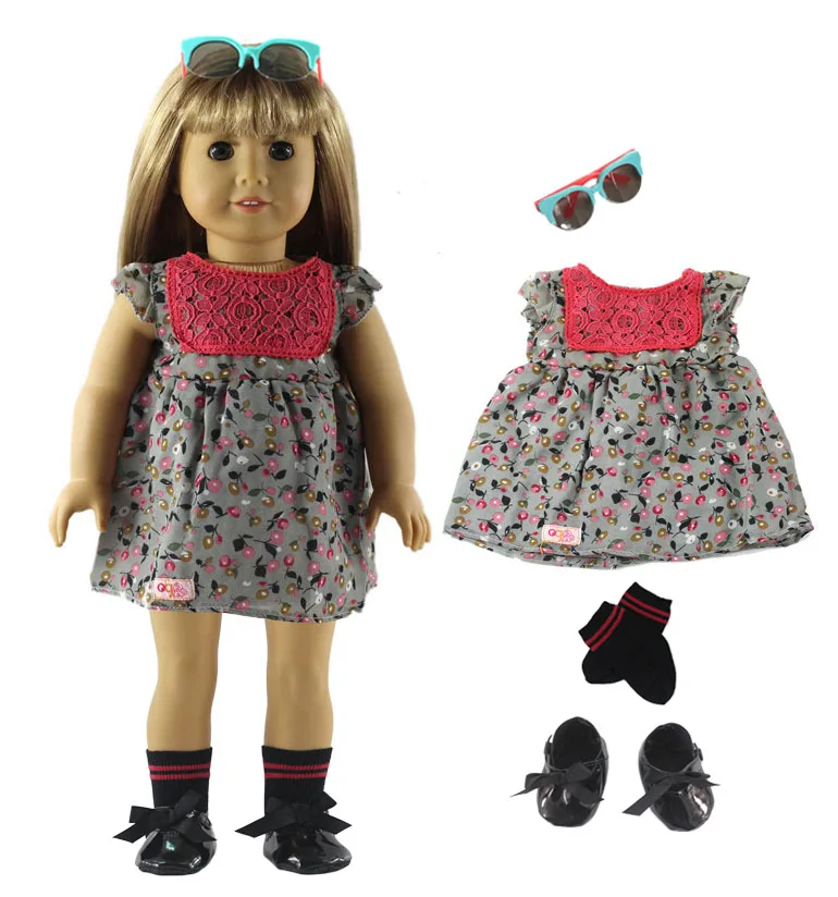 1 комплект красивой повседневной одежды Одежда для куклы 18 дюймов A3|doll clothes|outfit