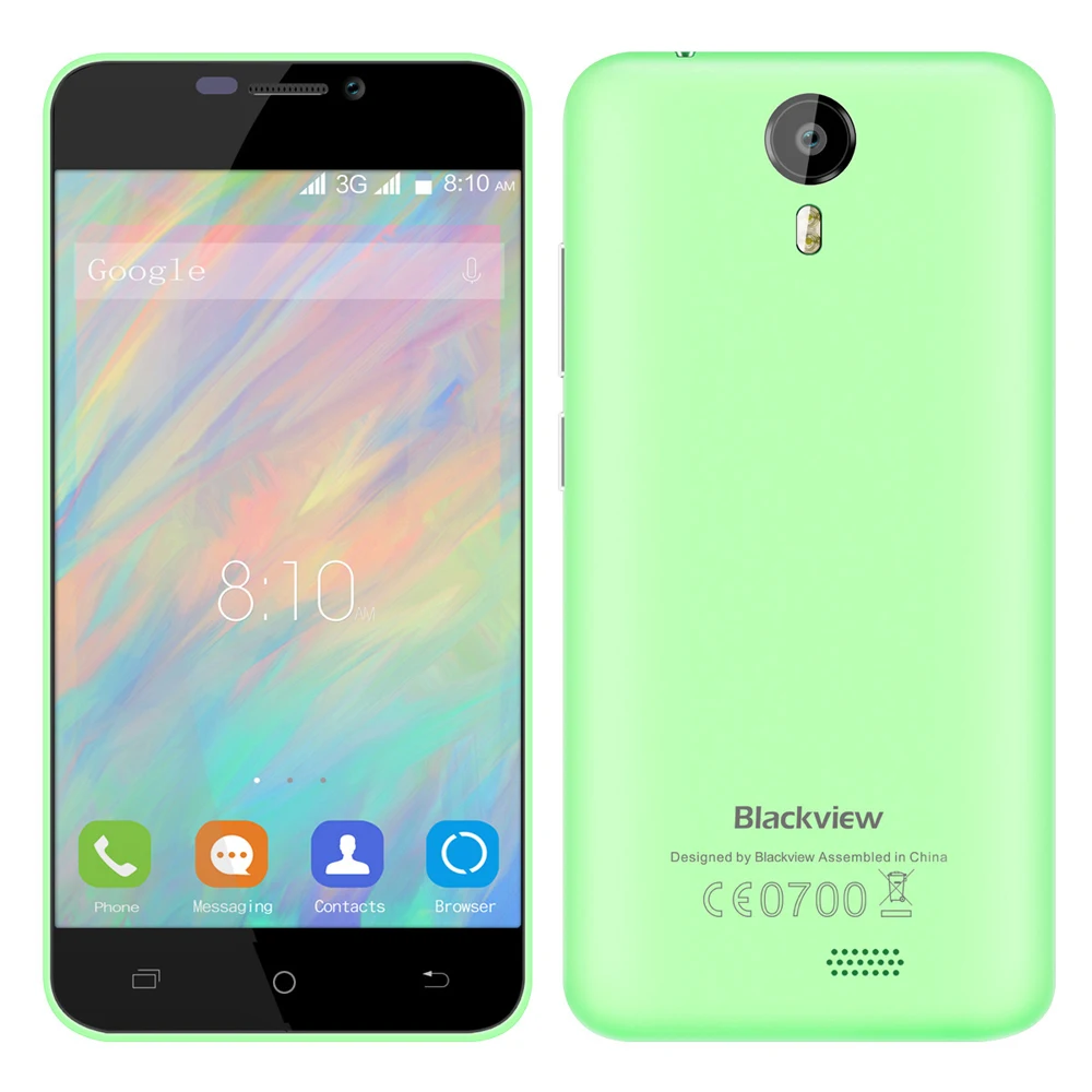 Оригинал Blackview BV2000S мобильный телефон 5.0 &quot HD MTK6580 четырехъядерных процессоров 1