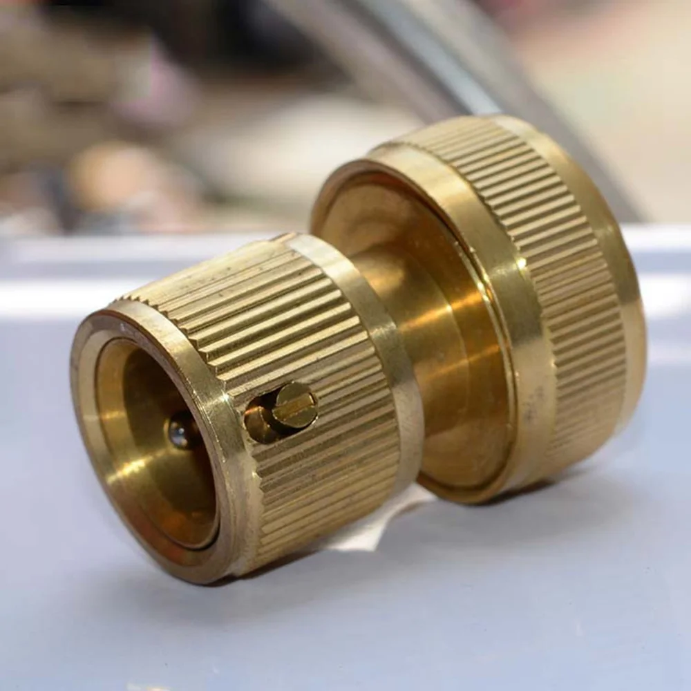 3/4 &quotавтоматический водный стоп Твердый латунный садовый шланг женский быстрый