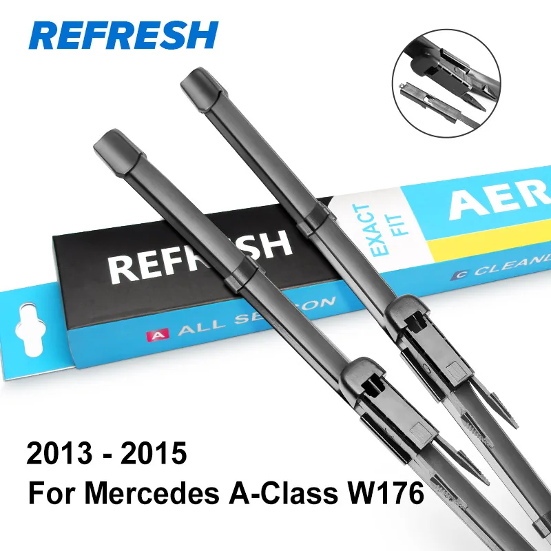 2013 - 2015 ( W176 ) REFRESH Щетки стеклоочистителя для Mercedes Benz A Класс W168 W169 W176 A140 A150 A160 A170 A180 A190 A200 A210 A220 A250 A45 AMG CDI - Цвет: 2013 - 2015 ( W176 )