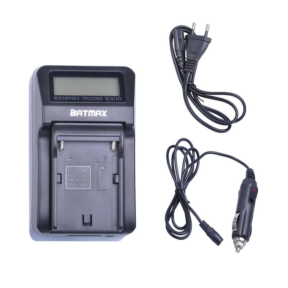 Цифровое зарядное устройство для Sony NP F770 F750 F570 F550 F530 F970 F960 F950 F930 FM50 FM500H|digital battery