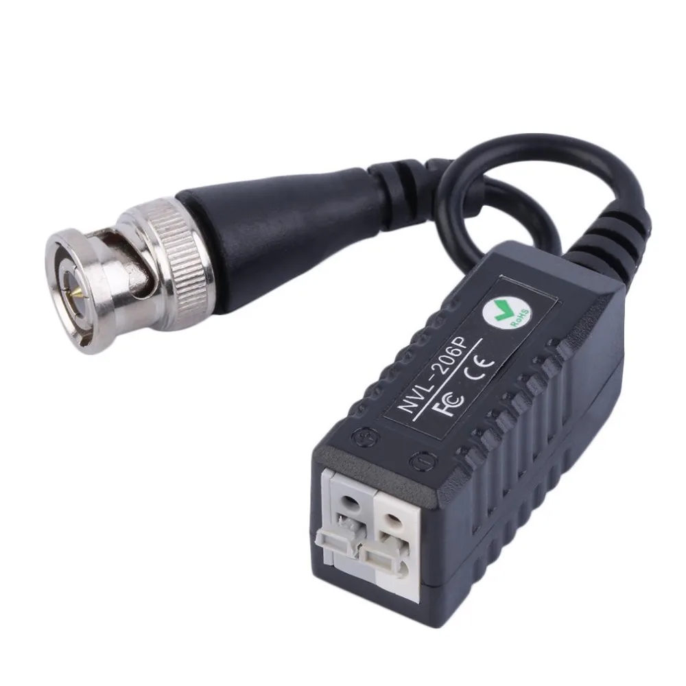 New Arrival 1 Pair HD CCTV Via Twisted Video Balun Transmitter for CVI/TVI/AHD 0-300m Hot | Безопасность и защита