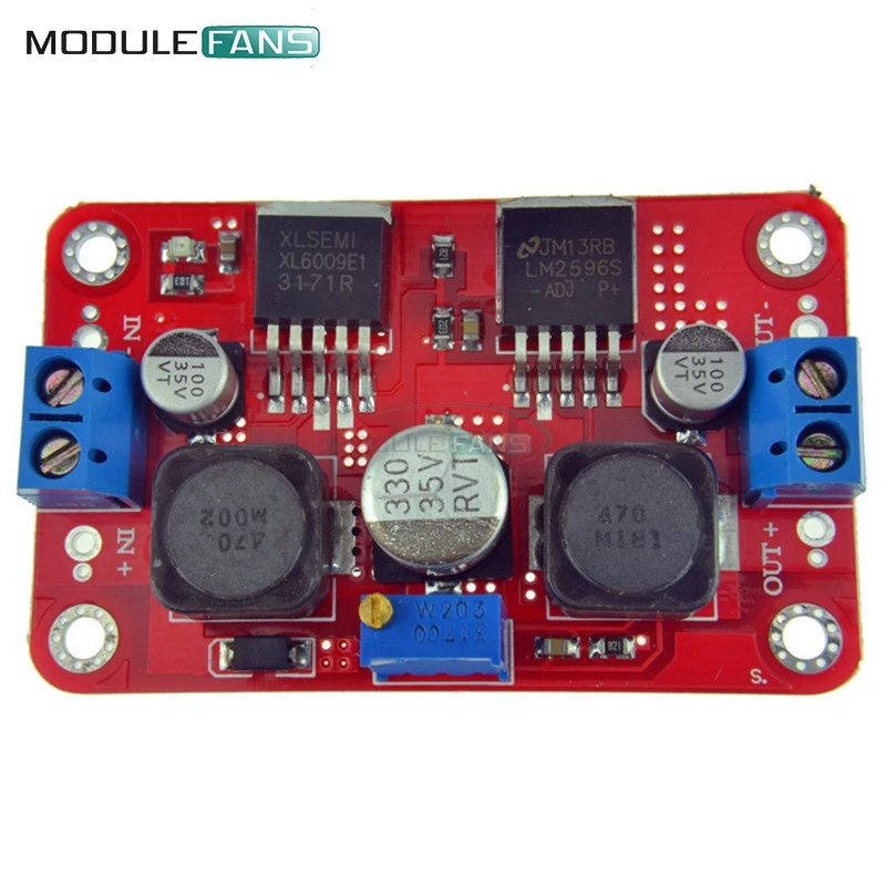 XL6009 LM2596S DC шаг вверх вниз Boost Buck Напряжение Мощность преобразователя постоянного