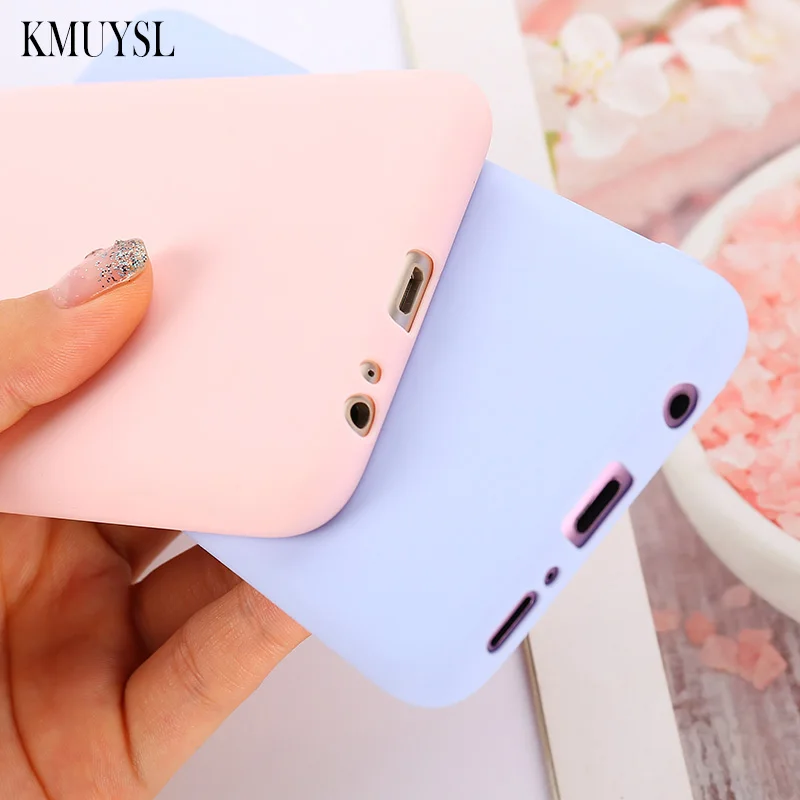 Мягкий чехол карамельных цветов для Samsung Galaxy A91 A71 A51 A6 J4 J6 Plus J8 2018 A50 A70 S20 Ultra S10e S8 S9