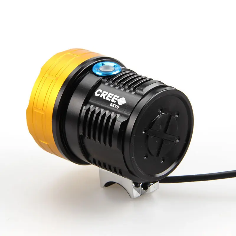 8,4 в фонарик на Велосипед Cree 9 xCree XM-L2 светодиодный 3 режима 18000лм велосипедный фонарь+ 18650 8800 мАч аккумулятор+ зарядное устройство+ ремешок на голову