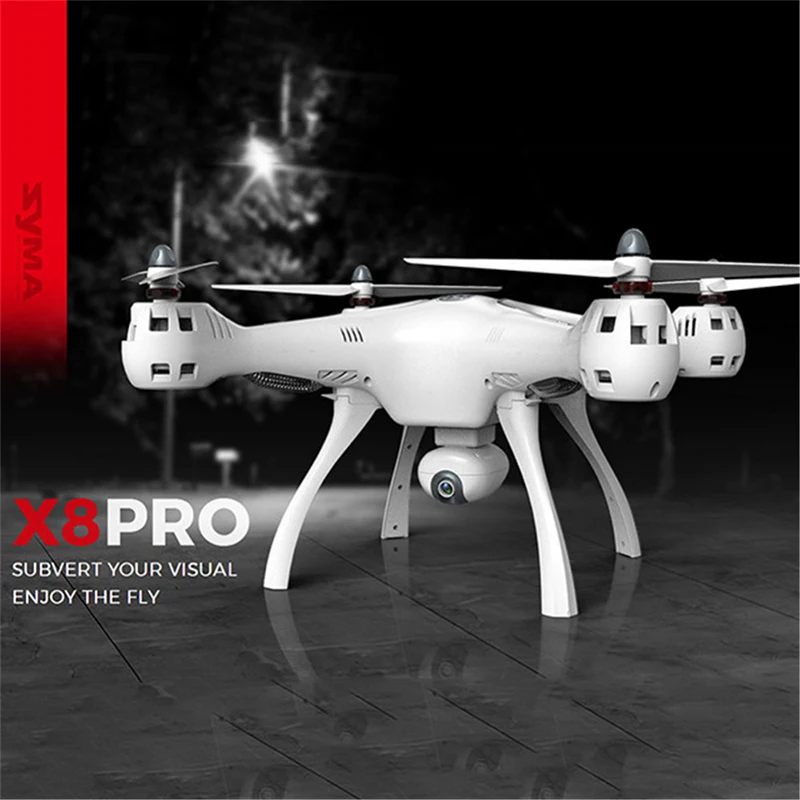 Оригинальный SYMA X8 PRO gps Радиоуправляемый Дрон Квадрокоптер с Wi Fi 720p камерой FPV 6Axis
