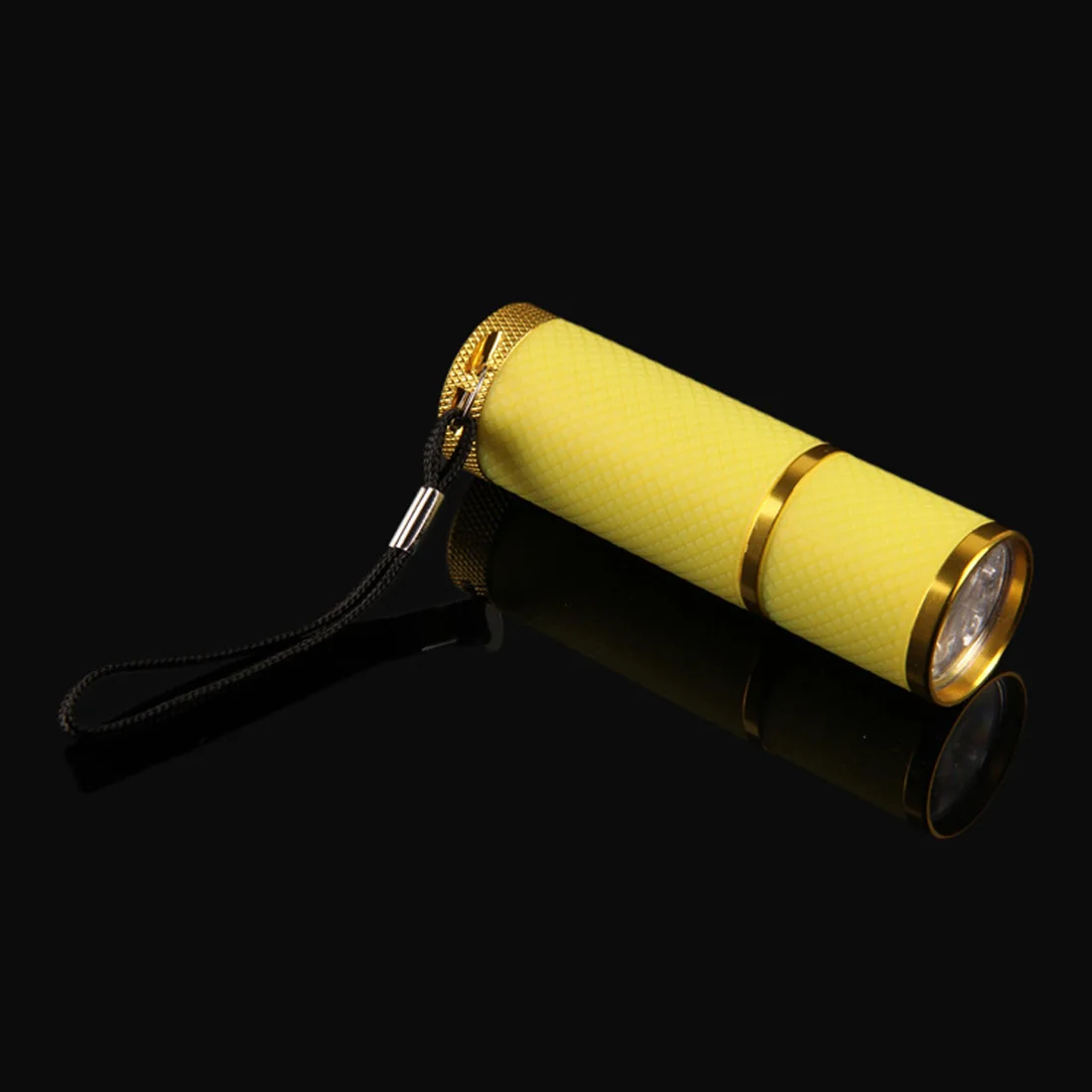 Yellow Мини-светильник для ногтей, ультрафиолетовый, светильник-вспышка, портативный светодиодный, ручной светильник-вспышка, светильник для сушки ногтей, УФ-светильник, гель для ногтей, быстрая сушка - Color: Yellow