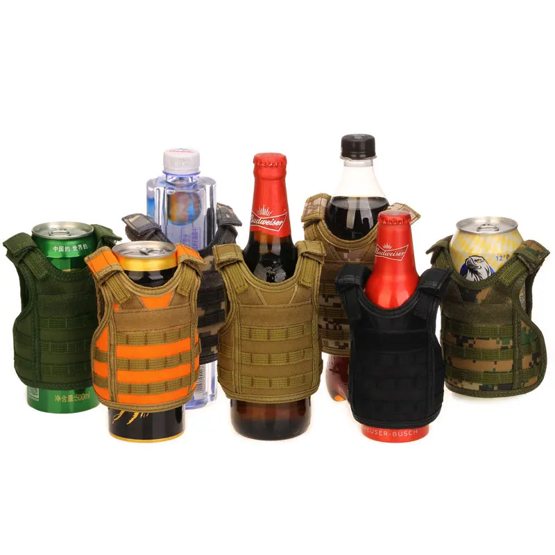 Тактический чехол для пивной бутылки военный износостойкий Мини Миниатюрный Molle