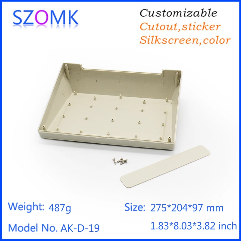 Большой корпус из АБС пластика для настольных ПК 4 шт. блок питания коробка