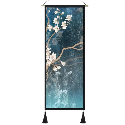 2-45CMX120CM Гобелен в китайском стиле фэн-шуй, картины для офиса, гостиной, входа, гобелены, китайские гобелены, рамка, живопись, ткань, роспись - Цвет: 2-45CMX120CM