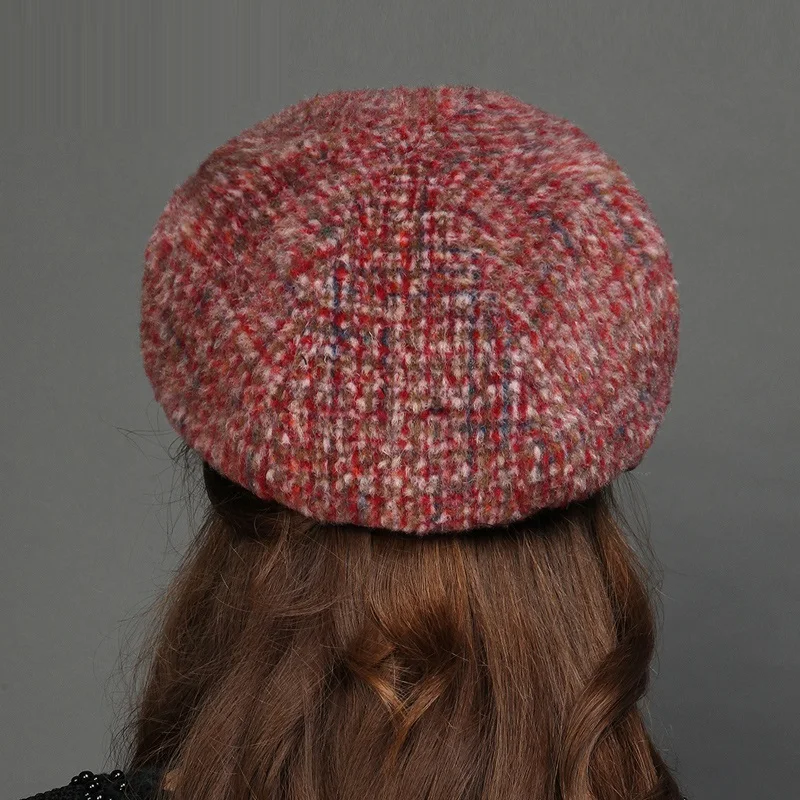 Новое поступление модная шерстяная шапка для взрослых утепленные шерстяные