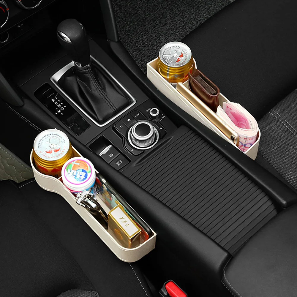 Car Seat Crevice Storage Box Auto Gap Pocket Stowing Tidying Organizers Side Slit Universal Leakproof | Автомобили и мотоциклы