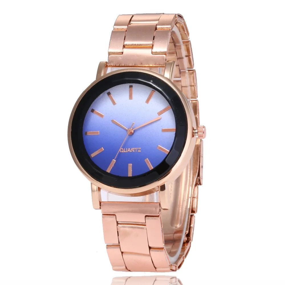 Часы наручные женские кварцевые Роскошные Модные Аналоговые из нержавеющей