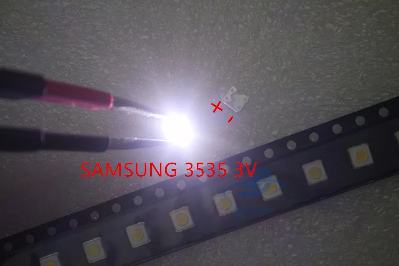 Для SAMSUNG LED 100 шт. подсветка для телевизора приложение светодиодная 1 Вт 3 в 3537 3535