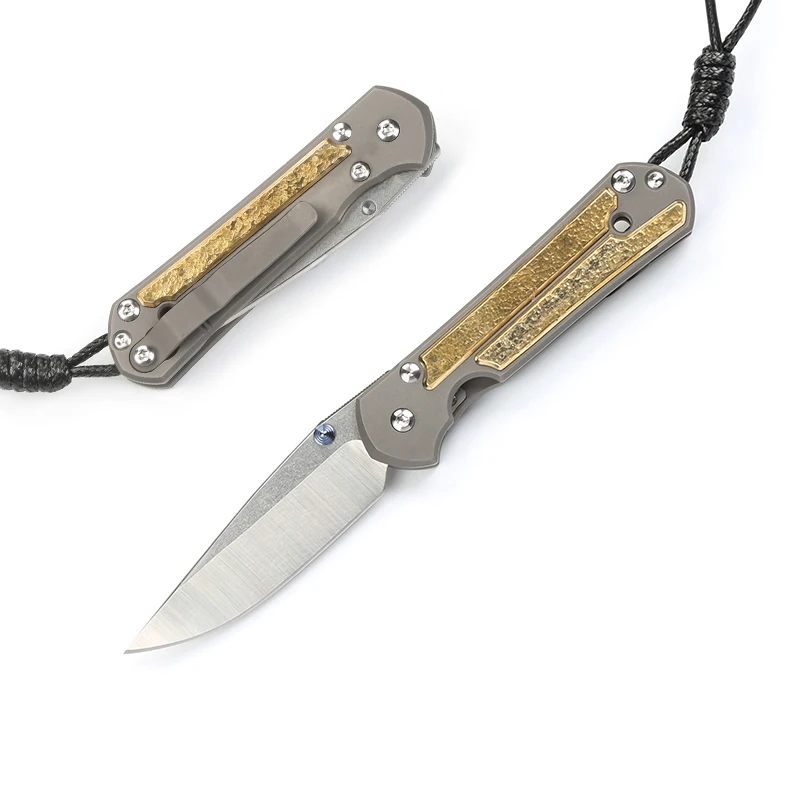 A Кевин Джон мини маленький Sebenza 21 складной нож шарикоподшипник M390 лезвие TC4 Ручка Кемпинг Открытый карманный нож фрукты EDC инструменты - Цвет: A