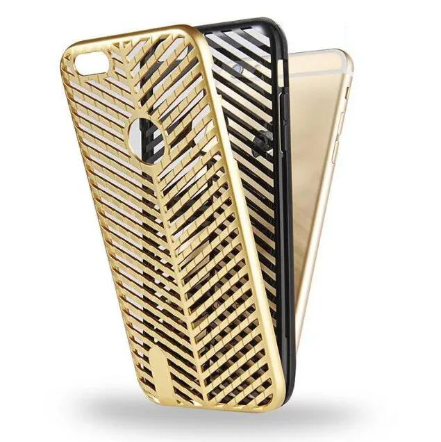 Для iphone 6 s 7 Плюс Люкс Броня ТПУ + PC Hybrid тонкий назад Случаи Обложка для Apple iphone7