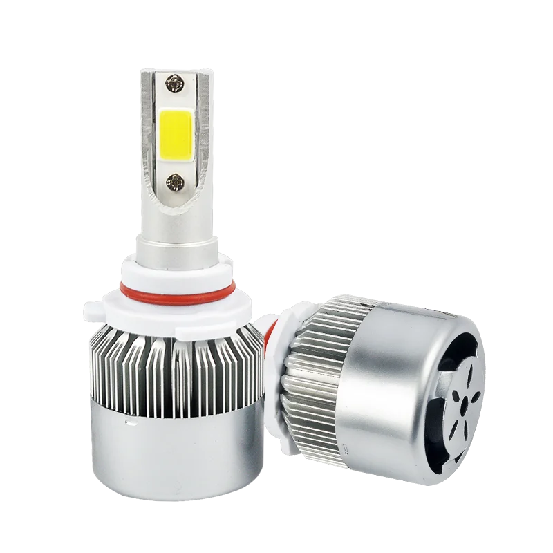 Taitian 2 шт. COB 72 Вт 7600LM 6000 К DC12V Светодиодные фары H1 H4 H7 автомобилей туман лампа H11 9005 9006 Canbus свет лед авто лампы для Toyota