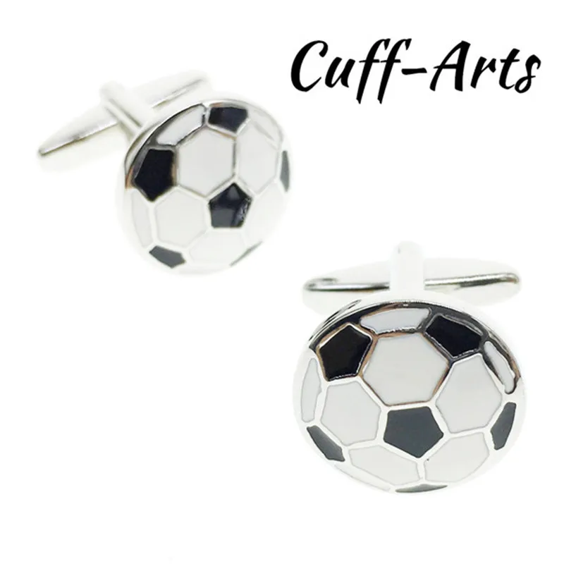 

Cuffarts Cufflinks For Mens 1 Pair Football Men Jewelry Gemelos Tie Clip Cuff Links 2018 Football Mens Cufflinks C10036