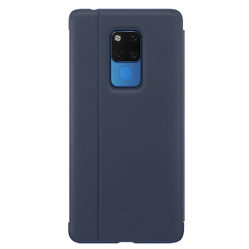 Чехол-книжка для Huawei Mate 20 X кожаный с окошком сенсорного экрана | Мобильные