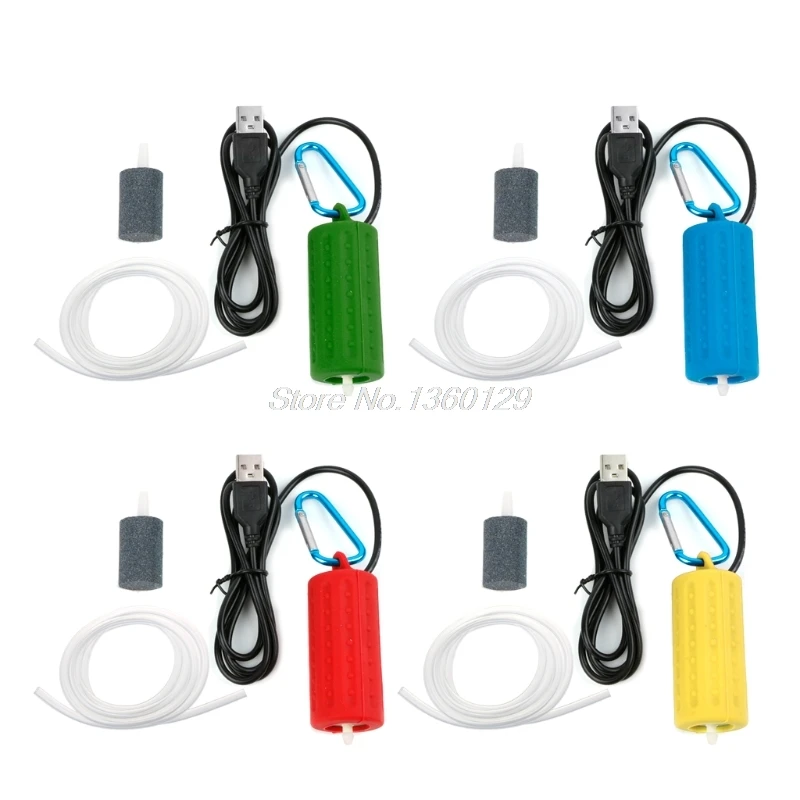 Портативный миниатюрный аквариум с usb аквариум кислородный воздушный насос бесшумный энергосберегающий компрессор прямая поставка