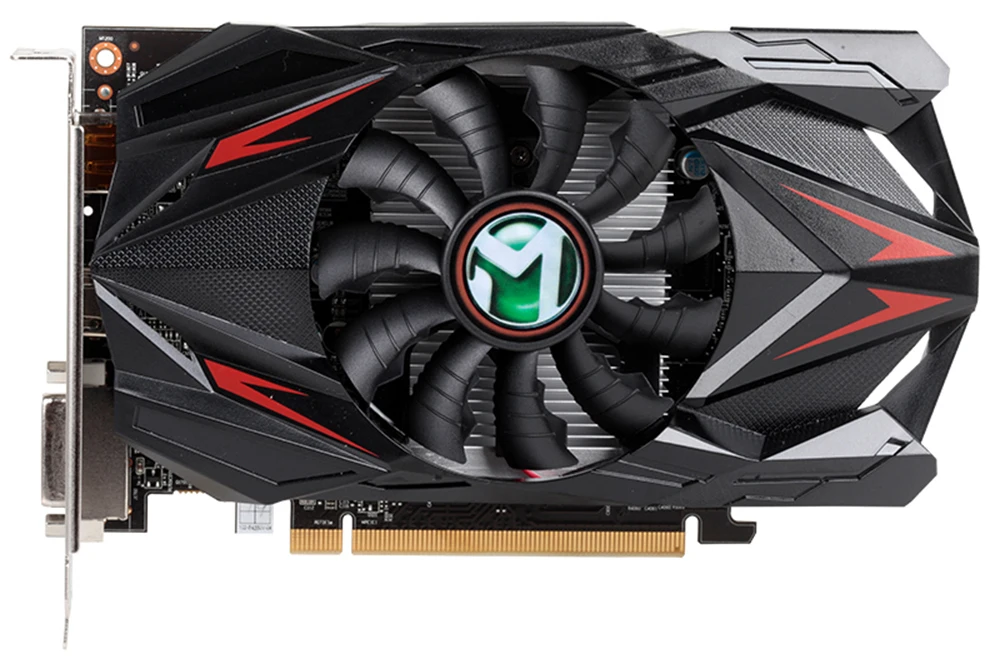 Видеокарта MAXSUN видеокарта Redon RX 550 4G GDDR5 6000MHz 128bit 1183MHz PWM DirectX 12 HDMI+ DP+ DVI 512 блок RX550
