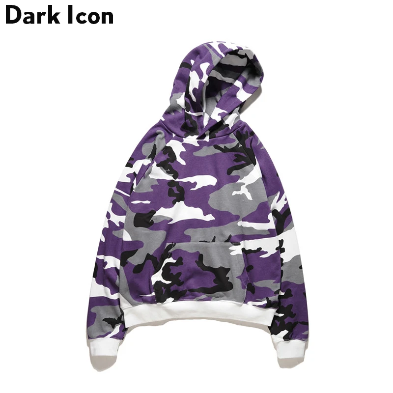 Мужская толстовка из махровой ткани DARK ICON свободная хлопковая в стиле хип хоп 4