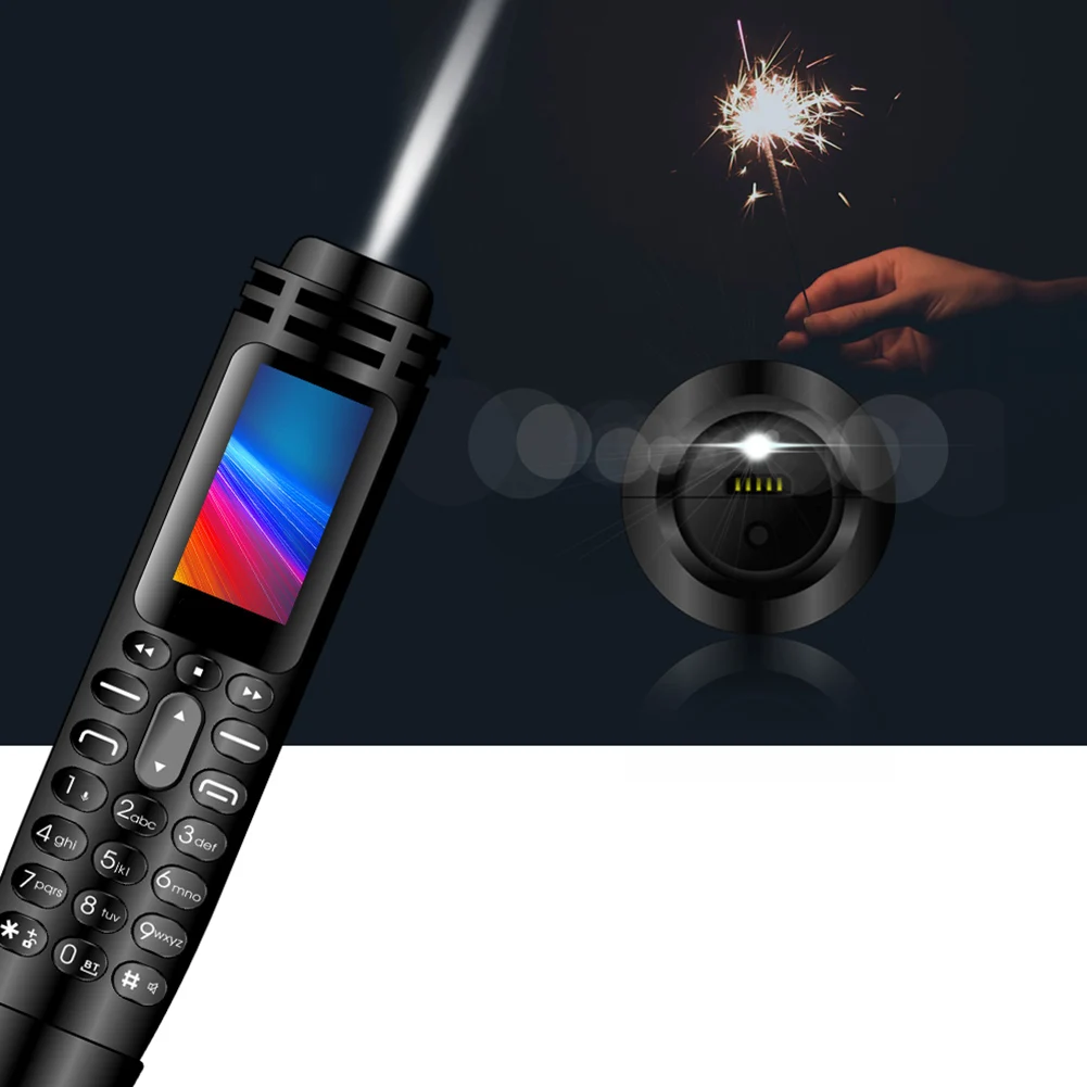 Мини Bluetooth Dialer ручка крошечный экран Поддержка SIM TF карты мобильный телефон NK-Shopping