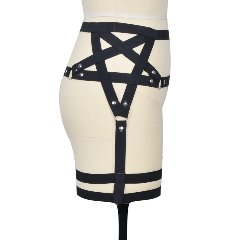 Новинка женский сексуальный готический пояс с подвязками в стиле панк готика