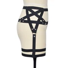 Новинка, женская сексуальная подвязка в стиле панк, гот, Харадзюку, звезда, Готическая пентаграмма, подвязки для ног, ручная работа