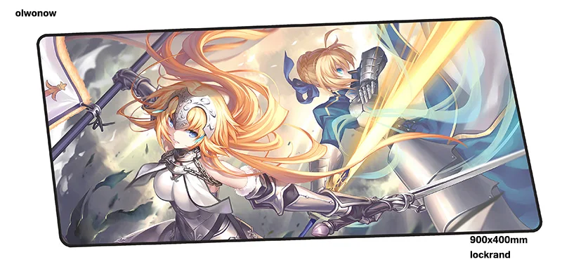 Fate коврик для мышки с аниме 900x400x2 мм коврики для мыши лучший игровой коврик для мыши геймер Новое поступление персонализированные коврики для мыши Клавиатура ПК pad