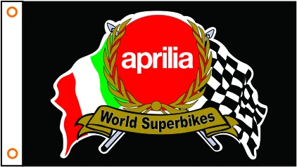 Флаг мотоцикл баннер aprilia флаг 3x5ft полиэстер 06