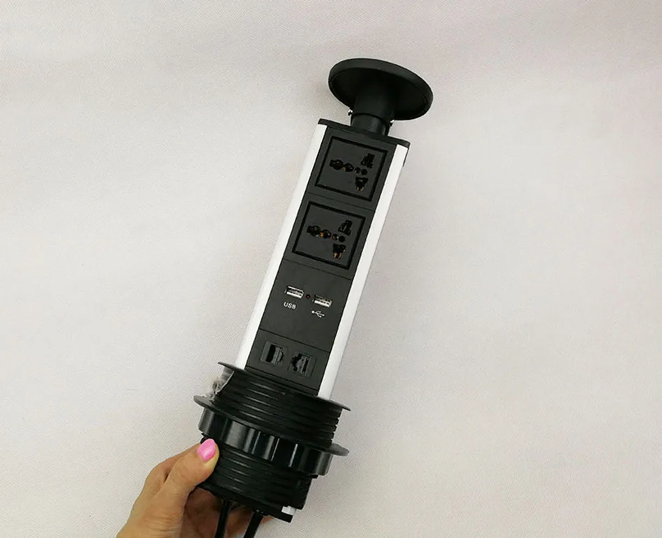 Всплывающие/рабочий стол Розетка/Скрытая/Универсальная мощность/ЕС вилка/usb зарядка RJ45 офисная настольная розетка/кухонная розетка TM-06