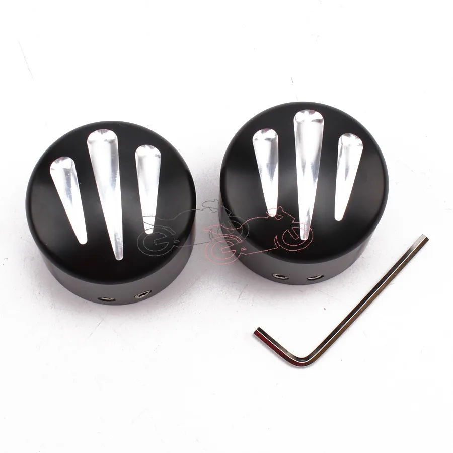 1 шт. мотоциклетная черная алюминиевая крышка передней оси Гайка Крышка Болт для