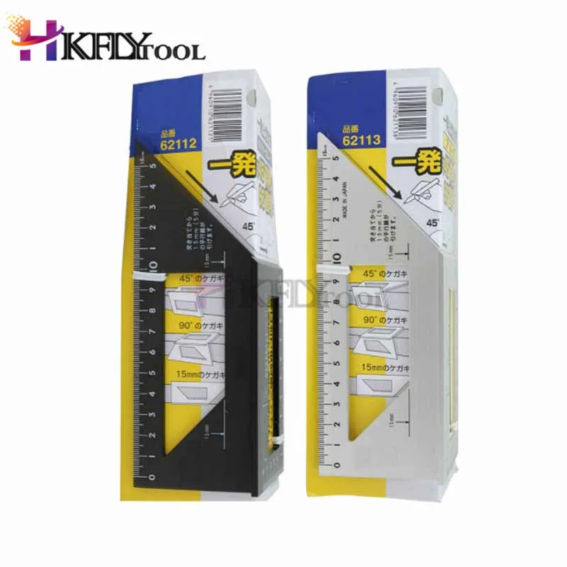 Алюминиевый сплав, деревообрабатывающая пластиковая линейка, многофункциональная квадратная 45C, 90 градусов, калибр, правило, суппорт, квадратный Измеритель угла, транспортир