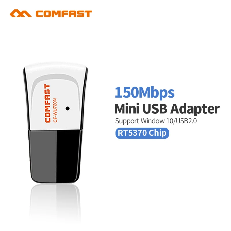 150 Мбит/с Беспроводной сети WiFi USB адаптер Ralink RT5370 сетевой карты мини внешний Wi-Fi