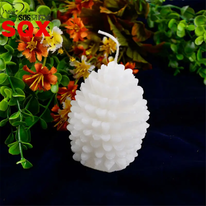 

Оптовая продажа, силиконовая форма, форма для свечи в форме Pinecone, украшение для помадки, торта, Фотофон SQ16219