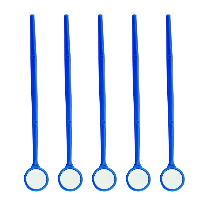 100 шт./упак.! Профессиональное Стоматологическое Одноразовые рот зеркала для